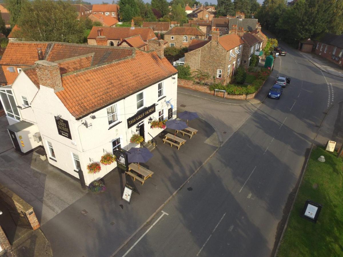 The Grey Horse Otel Elvington Dış mekan fotoğraf